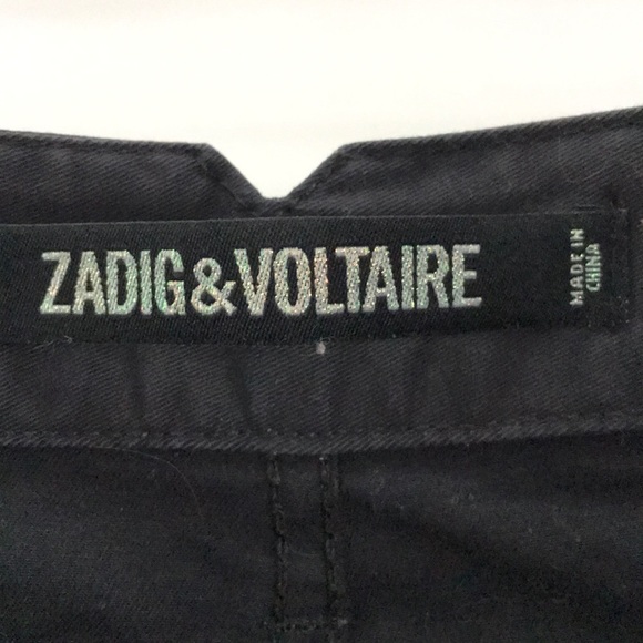 🌤Zadig&Voltaire Eliot studded pants size 34, US8 - Picture 7 of 13